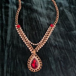 Betsey Johnson rhinestone necklace